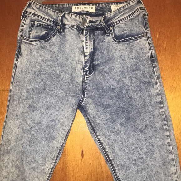 Acid wash high rise Jean jeggings - Picture 5 of 8